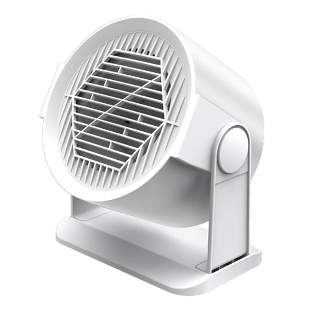 Portable Desktop Electric Heater for Home and Office, Mini Warm Air Fan for Desk Use and Foot Warmer for Cozy Comfort