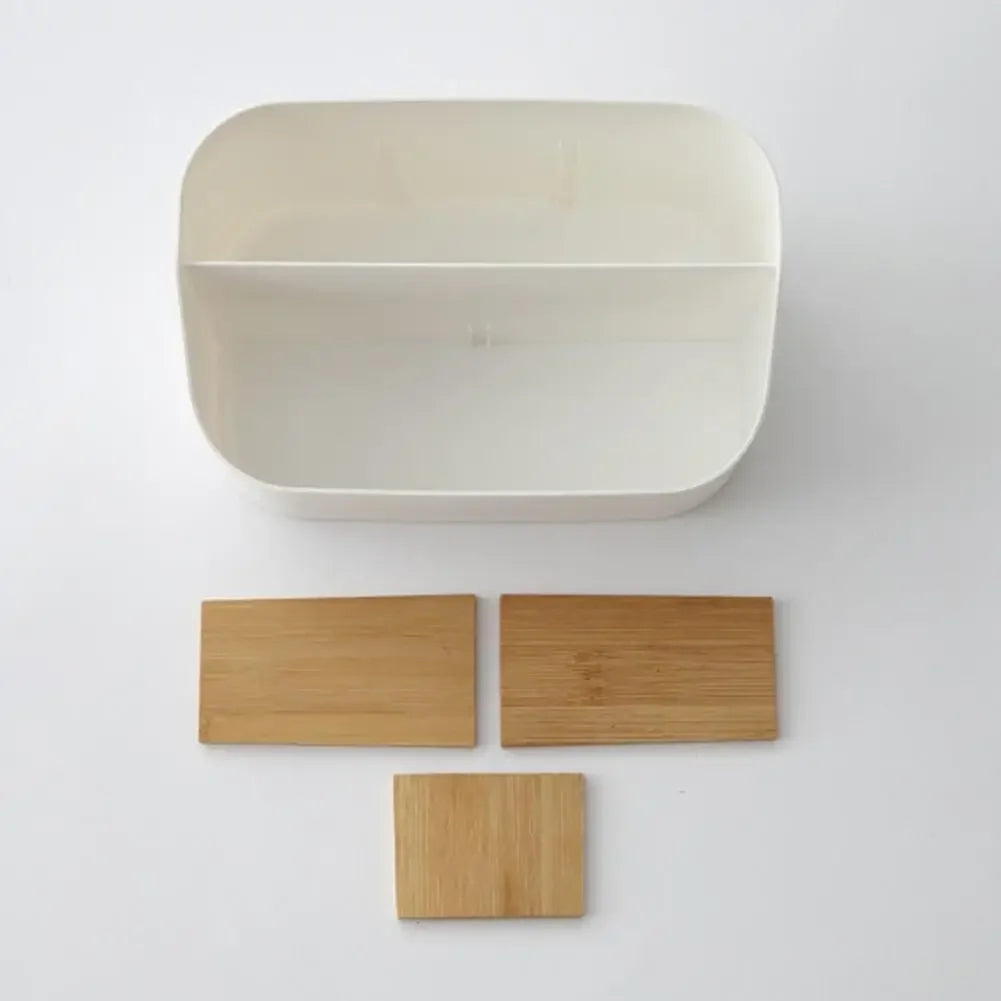 Desk Storage Box Office Supplies Box Makeup Cosmetic Desktop Organizer Plastic Storage Dividing Box for Office Living Room