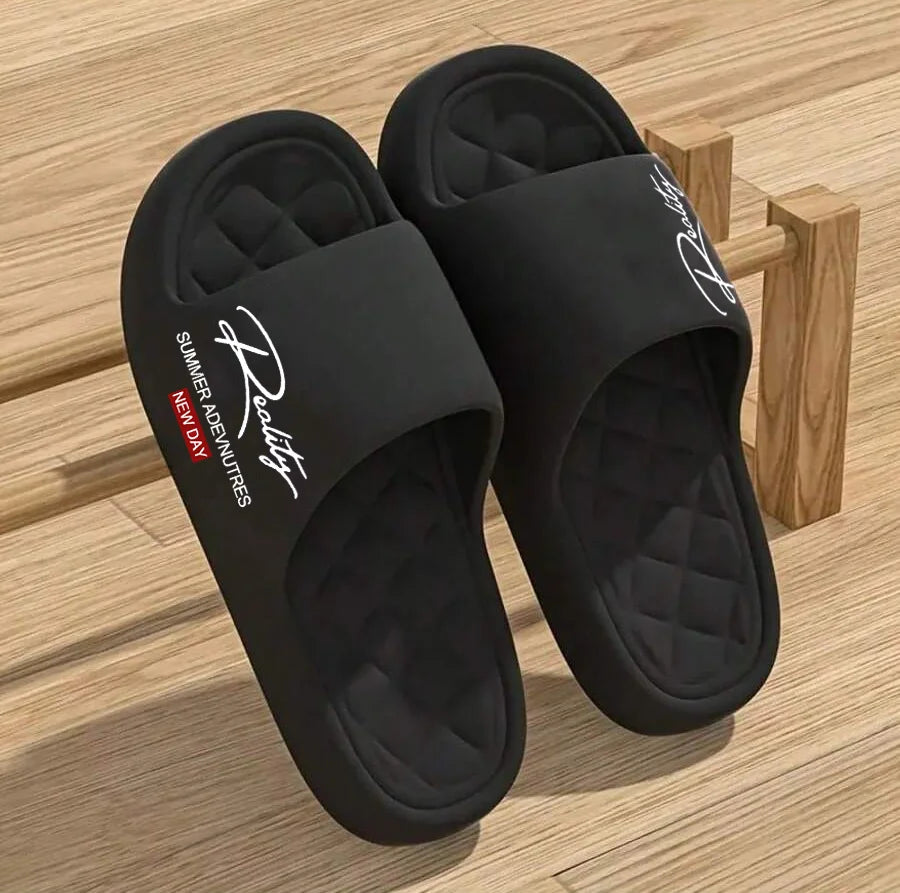 Summer innovative design EVA men's shoes, soft and lightweight home slippers, suitable for indoor and outdoor leisure activities