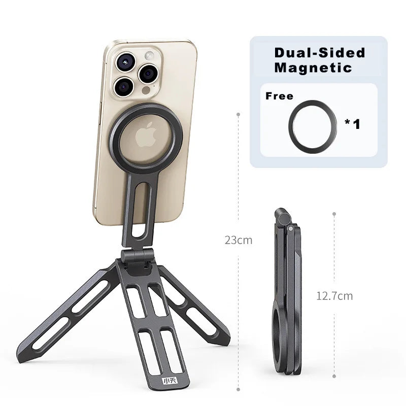Magnetic phone holder, foldable.