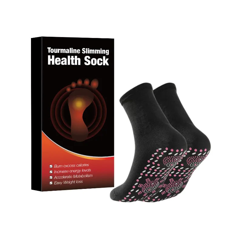 Winter outdoor self-heating thermal socks, care for health and massage, skin-friendly and breathable ski socks, warm feet and