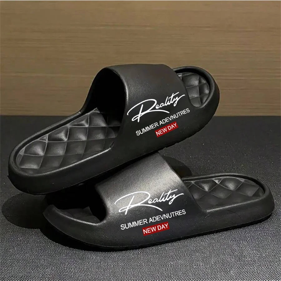 Summer innovative design EVA men's shoes, soft and lightweight home slippers, suitable for indoor and outdoor leisure activities