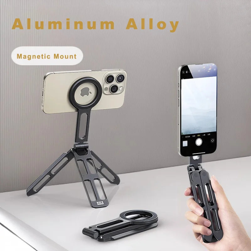 Magnetic phone holder, foldable.