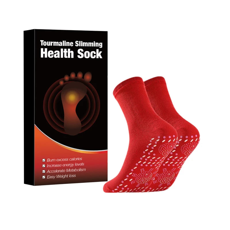 Winter outdoor self-heating thermal socks, care for health and massage, skin-friendly and breathable ski socks, warm feet and