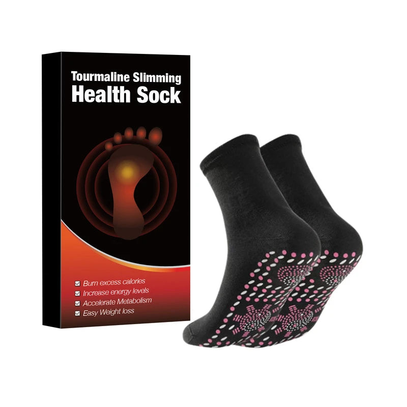 Winter outdoor self-heating thermal socks, care for health and massage, skin-friendly and breathable ski socks, warm feet and
